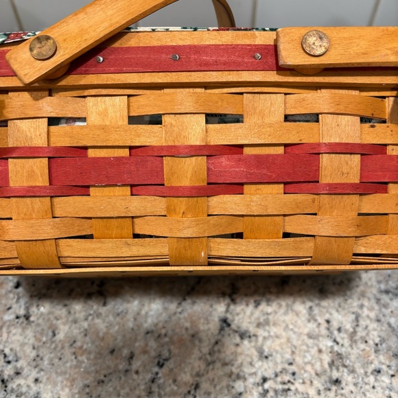 Vintage Longaberger 1996 Holiday Cheer Basket - Picture 6 of 16